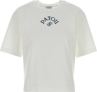 Patou White Cotton T Shirt