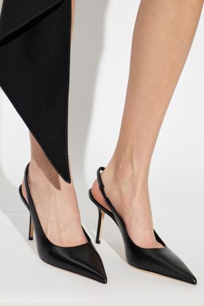 Jimmy Choo London Heeled Shoes Love SB 85, Womens, Black