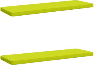 vidaXL Cojines Para Banco De 2 Piezas Vught 2 Uds. 100% Poli&eacute;ster Vidaxl