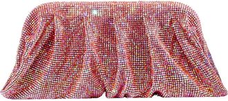 Benedetta Bruzziches Venus La Grande Bag - Cosmic Savoir Vivre - Dames - Clutches - Rood - ONE Size - Satijn - Tassen