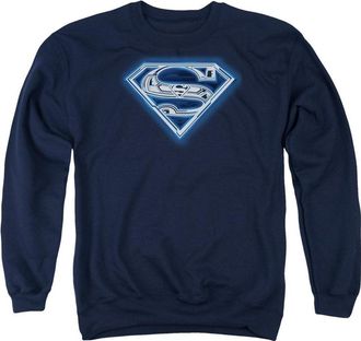 Gildan Superman Cyber Shield Adult Crewneck Sweatshirt