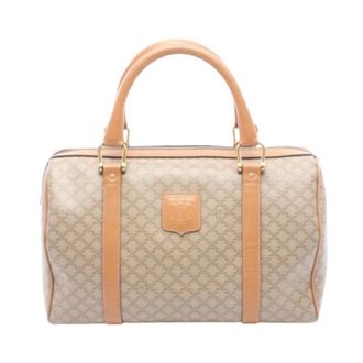 Celine Pre-owned Handbags, female, Beige, Size: ONE SIZE Pre-owned Macadam Handbag