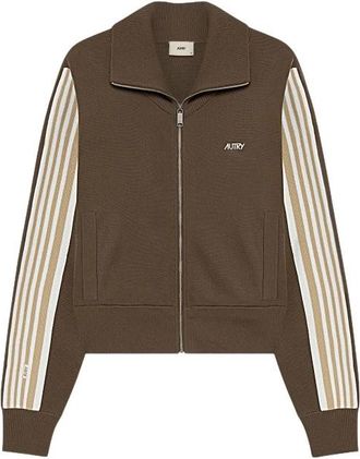Autry Zip-through Jas - Dames - Vesten met rits - Bruin - XS - Hoodies & sweatvesten