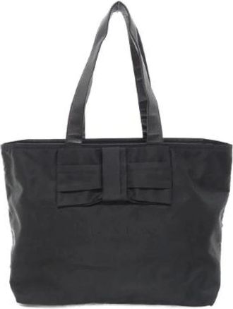 Prada Pre-owned Tote Bags, female, Black, Size: ONE SIZE Pre-owned Fabric Tote Bag