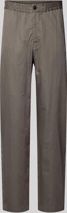 Emporio Armani Hose mit elastischem Bund und Ges&auml;&szlig;taschen in Schlamm, Gr&ouml;&szlig;e 48