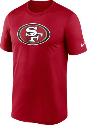 Nike San Francisco 49ers Legend Logo Nike Mens Dri-FIT NFL T-Shirt in Red | NKGK6DL9B-CX5