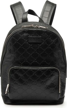 Gucci Pre-owned Gucci Guccissima Backpack Unisex 450967 520981