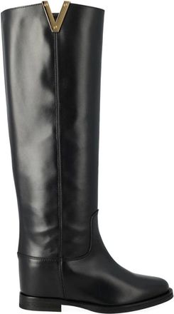 Via Roma 15 Mujer, Zapatos, Negro, Talla: 38 1/2 EU