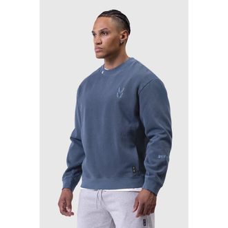 ASRV Tech Essential Distressed Crewneck in Faded Navy at Nordstrom, Size X-Large