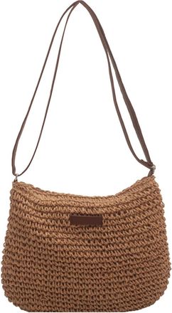 Generic Summer Straw Bag - Natural Straw Slides, Spin Handbags, Stylish Lightweight Beach Bag, Durable Woven Straw Mesh for Shopping Outgoing Dating, Travel, 
