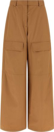 Stella McCartney Beige Cotton Cargo Womens Pants