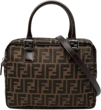 Fendi Pre-owned Handbags, female, Brown, Size: ONE SIZE Pre-owned Satchel
