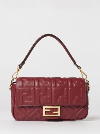 Fendi Borsa Baguette Fendi in nappa con monogram FF matelass&egrave;