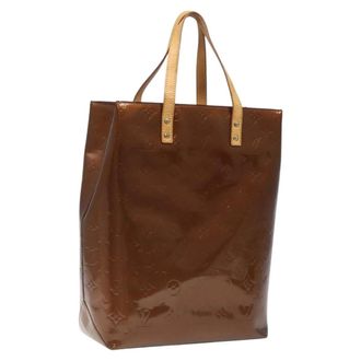 Louis Vuitton Reade Monogram Vernis Brown Patent_Leather Handbag (Pre-Owned)