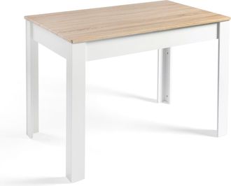 Dupi Mesa Comedor Aitana 140x80cm Taupe-blanco