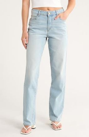 True Religion Sarah High Waist Straight Jeans in Light Endless Wash at Nordstrom Rack, Size 27