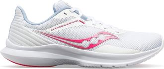 Saucony Womens Convergence, White/Pink, 9 UK
