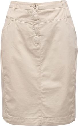 Fabiana Filippi Rokken, Dames, Beige, M, Katoen, Beige Katoenen Rok