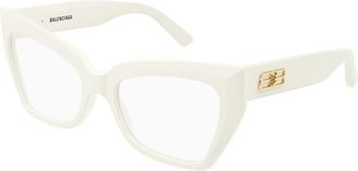 Balenciaga Cat-Eye Optisch Montuur - Dames - Brillen - Wit - 53 MM - Accessoires