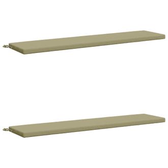 vidaXL Cuscini Per Panchina A 2 Pezzi Soest 2 Pz 100% Poliestere Vidaxl