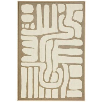 Atmosphera Atmosphera - Marcella Lienzo 3d Marr&oacute;n 60x90cm Cr&eacute;ateur DInt&eacute;rieur