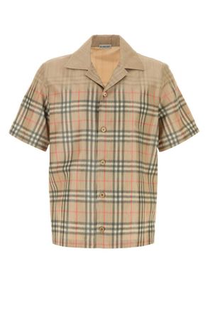 Burberry Beige Regular Check Shirt