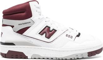 New Balance 650 Hi-Top Sneakers - Heren - Sneakers - Wit - 45 1/2 EU - Leer - Schoenen