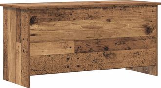 vidaXL Ba&uacute;l De Almacenamiento Madera Envejecida 100 X 40 X 50 Cm Vidaxl