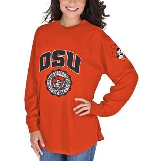 Pressbox Womens Orange Oklahoma State Cowboys Edith Long Sleeve T-Shirt at Nordstrom, Size Medium
