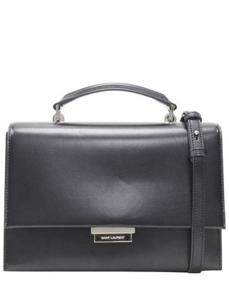 Saint Laurent Black Leather Babylone Top Handle Crossbody (Authentic Pre- Loved)