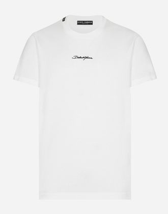 Dolce & Gabbana T-shirt M/corta Giro - Man T-shirts And Polos White 46
