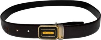 Dior Pre-owned Lederen Riem - Dames - Vintage Accessoires - Bruin - ONE Size - Leer - Vintage