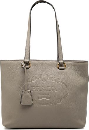 Prada Pre-owned Prada Vitello Daino Canapa Logo Tote Ladies IJI30WTKNIXS9N24