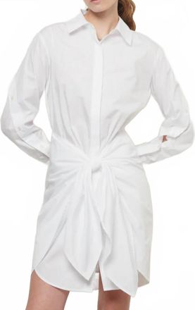 Derek Lam Charlotte Shirt Dress In White
