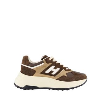 Hogan Bruine Sneaker voor Dames - Dames - Sneakers - Bruin - 39 EU - Schoenen