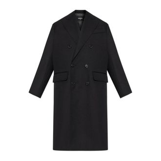 Dsquared2 Wollen jas - Heren - Mantel - Zwart - XL - Wol - Jassen
