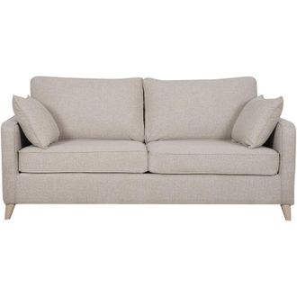 Miliboo Divano letto scandinavo 3 posti beige naturale papel