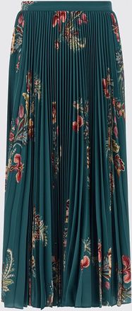 Etro Gonna plissettata Etro in cr&ecirc;pe