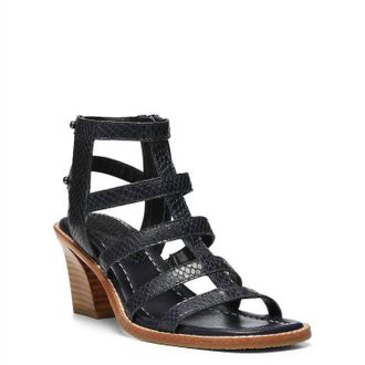 Donald J Pliner Womens Jenessa Heeled Sandals In Navy