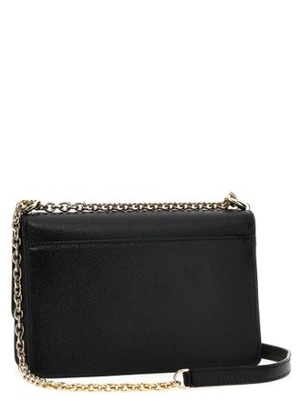 Furla 1927 Mini Leather Shoulder Bag - Black