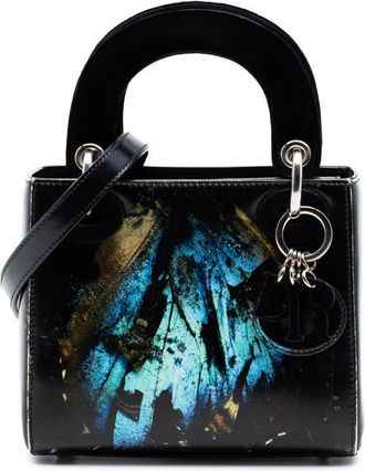 Dior Pre-owned Dior Limited Edition Mat Collishaw Lady Art Mini Calfskin Butterfly Lady Dior Ladies 27M7APPBA2L13TF3