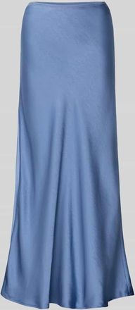 Neo Noir Neo Noir Maxirock aus Satin Modell Vicky in Blau, Gr&ouml;&szlig;e 34