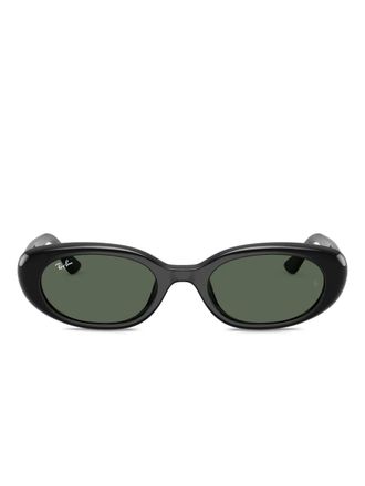 Ray-Ban oval-frame sunglasses - unisex - Acetate - 53 - Black