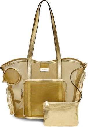 Aim&eacute;e The Skipper Cargo Tote in Gold Metallic at Nordstrom