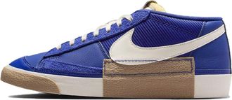 Nike Blazer Low Pro Club Deep Royal Blue Gum Light Brown Metallic Gold Pale Ivory FZ3083-400