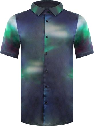 Ted Baker Evesho Mens Navy Printed Shirt