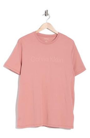 Calvin Klein Standard Logo Cotton Crewneck T-Shirt in Light Mahogany at Nordstrom Rack, Size Xx-Large