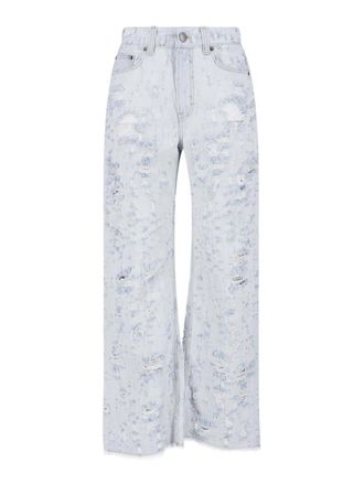 Haikure Wide destroyed winny jeans