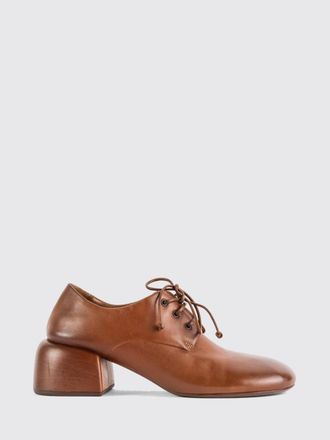 Mars&egrave;ll Scarpe derby Basata in pelle liscia stile vintage con suola in cuoio