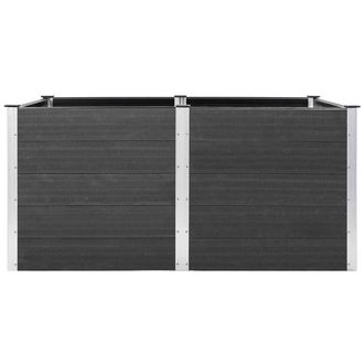 Berkfield Home Garden Raised Bed 200x100x91 cm WPC Grey | Size: 200 x 100 x 91 cm